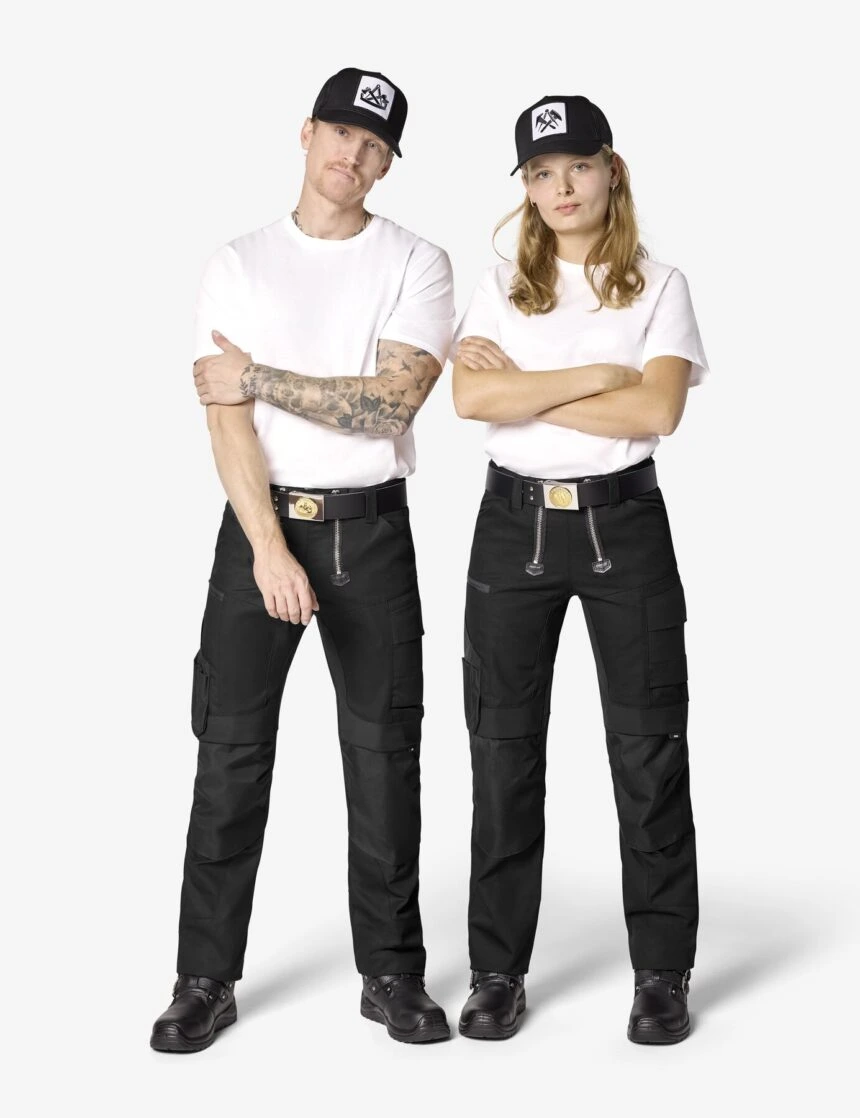 FHB MARCEL Cap • Trucker Cap Zimmerer • Zimmermann Cap gestickt • Berufscap Handwerk • Zunftzeichen Cap • Arbeitscap Zimmermann • FHB Cap Shop • gestickte Berufskleidung