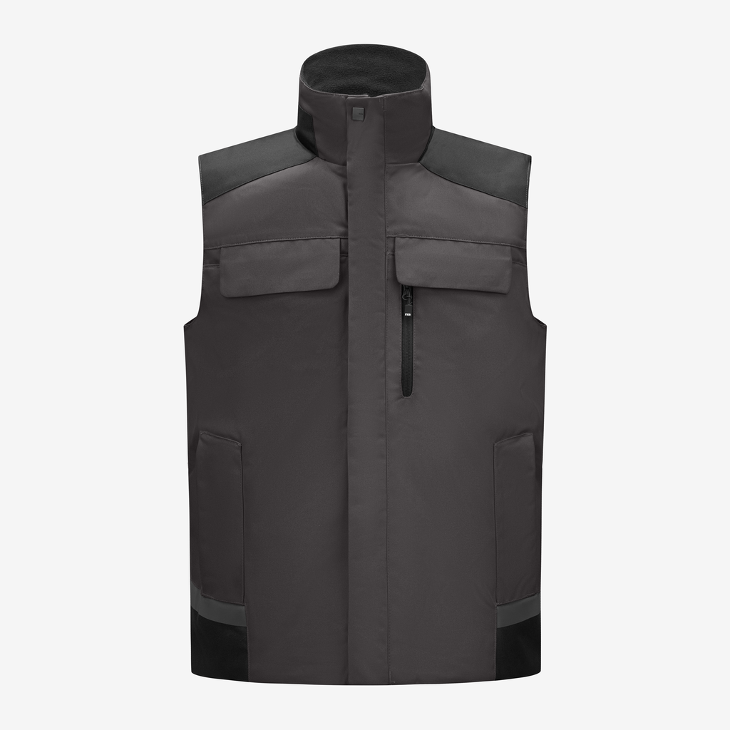 [19040-1220-XS] FHB HAUKE Arbeitsweste (anthrazit-schwarz, Gr. XS)