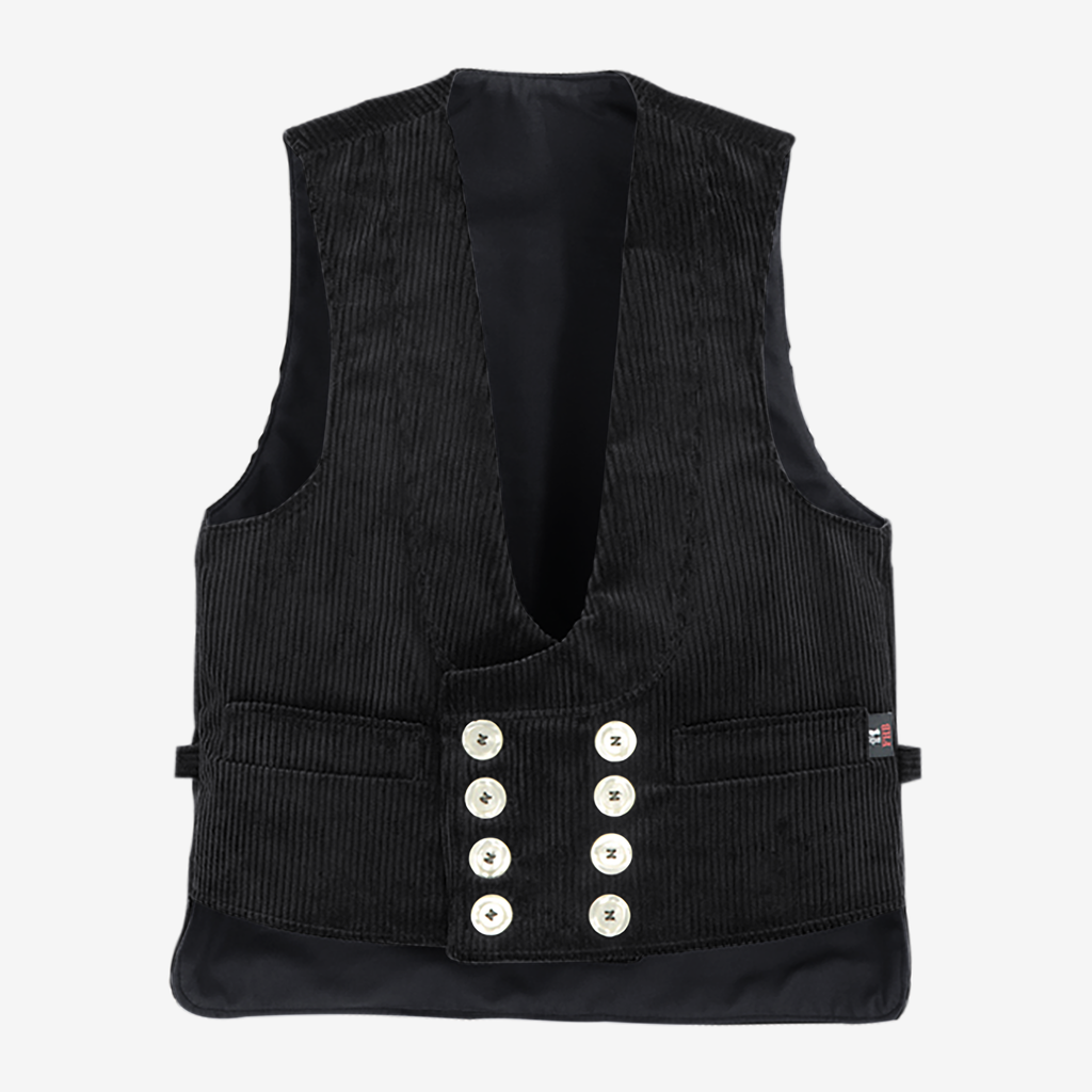 FHB EMIL Zunftweste Trenkercord oliv-braun