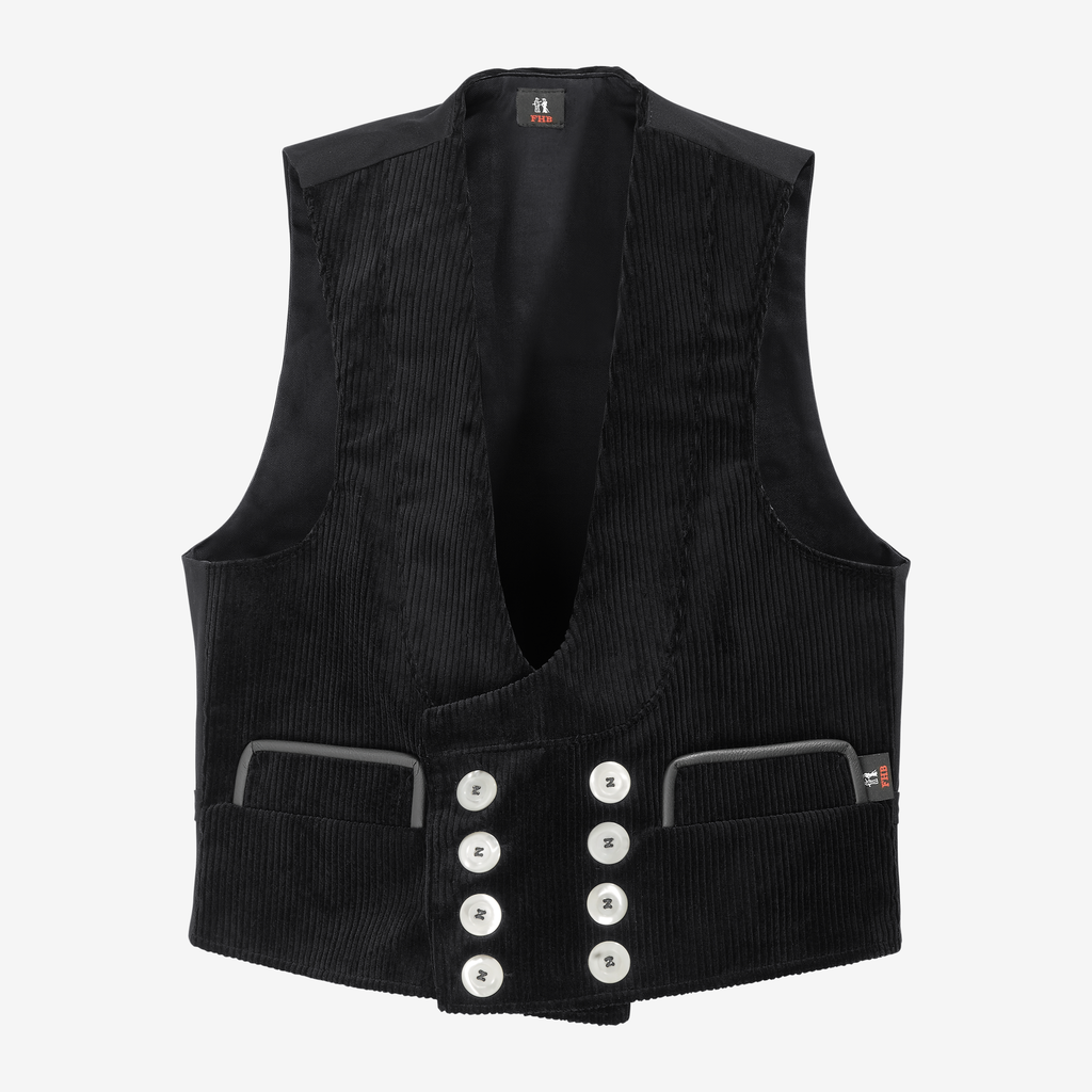 [60616-20-90] FHB FRITZ Zunftweste Trenkercord Dreidraht  m. Echtl. (Gr. 90)