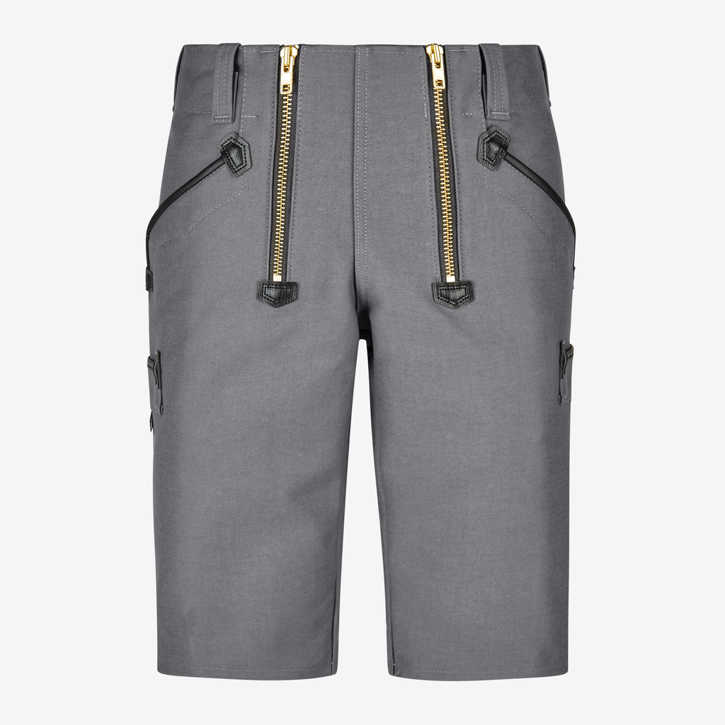 [70034-11-40] FHB JOCHEN Zunft-Bermuda Zwirn-Doppel-Pilot (grau, Gr. 40)