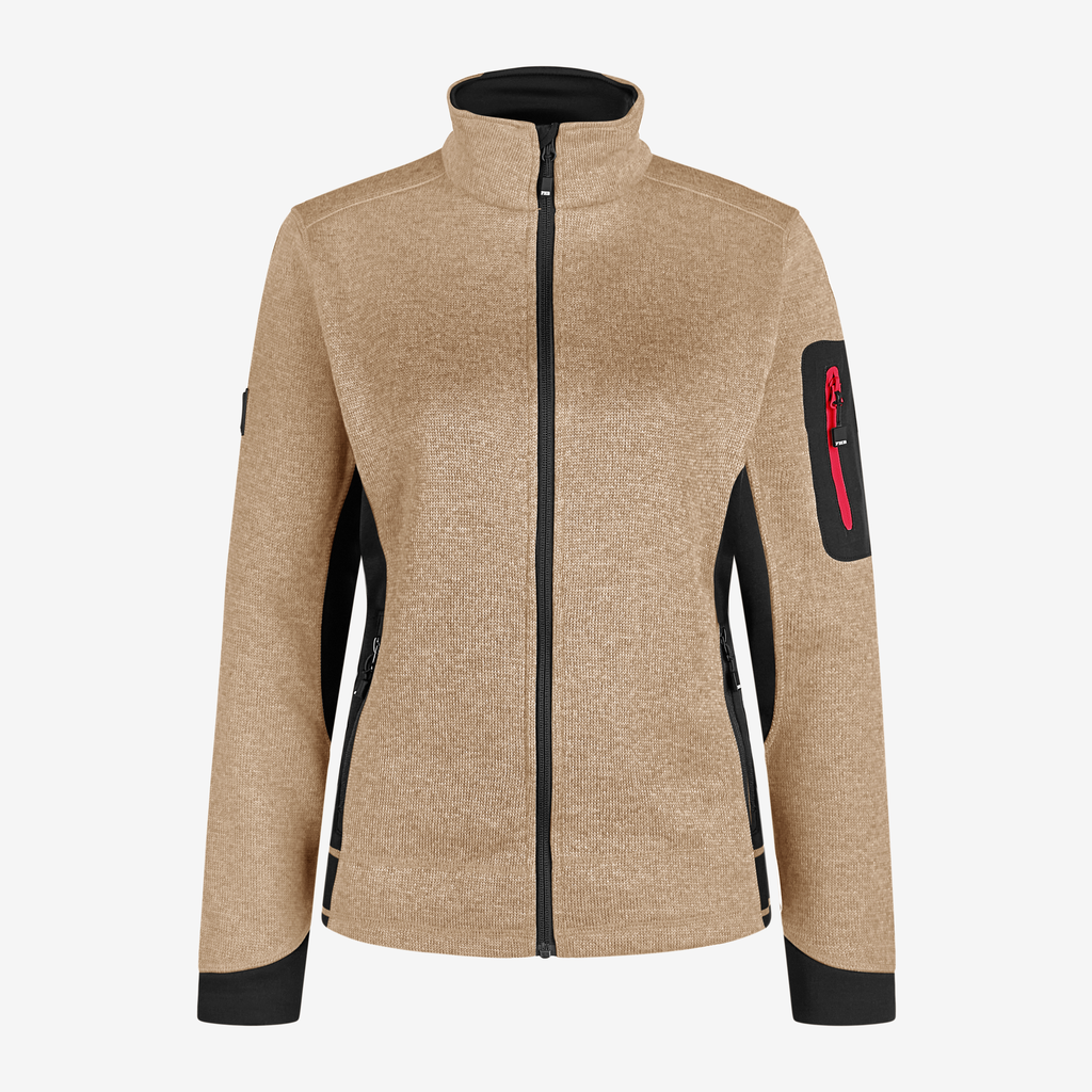 FHB MARIEKE Strick-Fleece-Jacke Damen