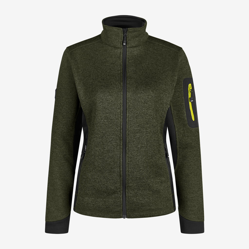 FHB MARIEKE Strick-Fleece-Jacke Damen