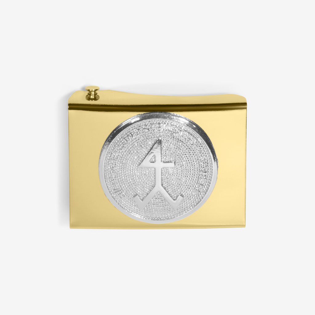 [87070-80-OSI] FHB ARVED Koppelschloss Gold Steinmetz/Bildhauer