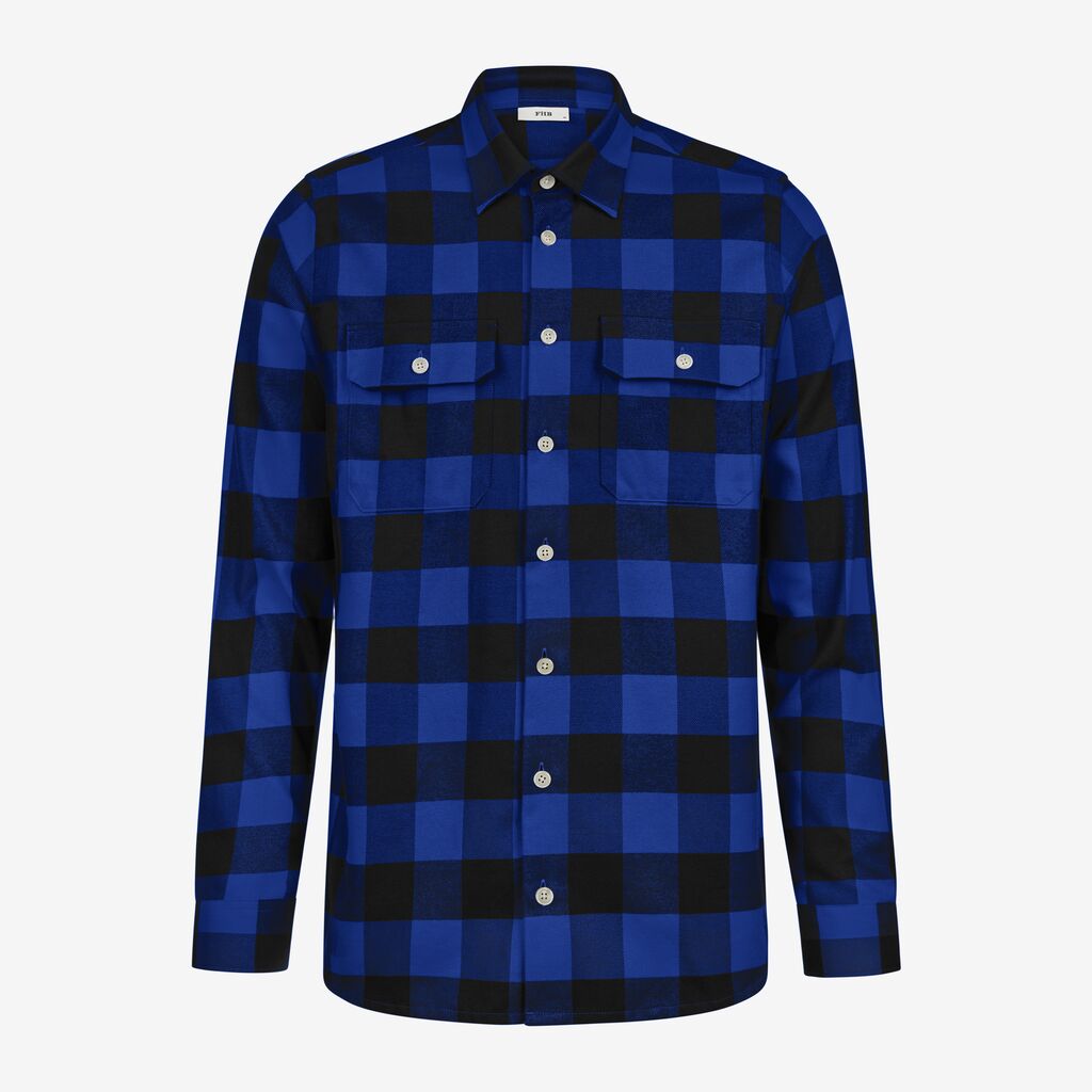 [90522-1220-XS] FHB HORST Arbeitshemd (anthrazit-schwarz, Gr. XS)