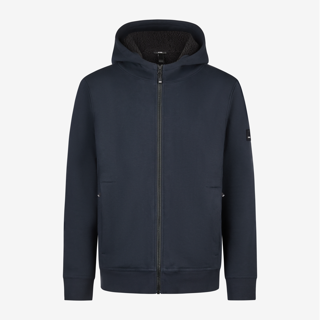 FHB HAJO Hoodie-Jacke mit Webpelz unisex